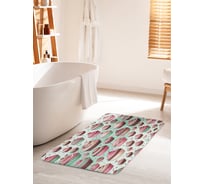 Коврик для ванной комнаты и туалета противоскользящий JoyArty "Пирожные" 60x100 см bath_sd3430_60x100