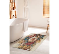 Коврик для ванной комнаты и туалета противоскользящий JoyArty "Сухой букет" 60x100 см bath_sd3529_60x100