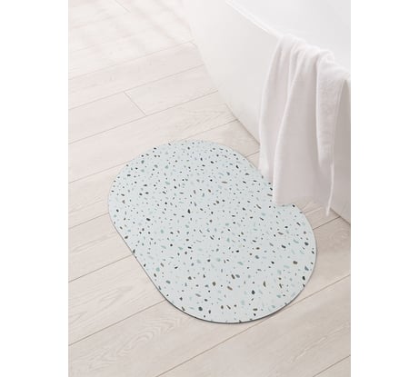 Коврик для ванной и туалета JOYARTY Плиточная крошка 58x38 см sbm_430111_58x38