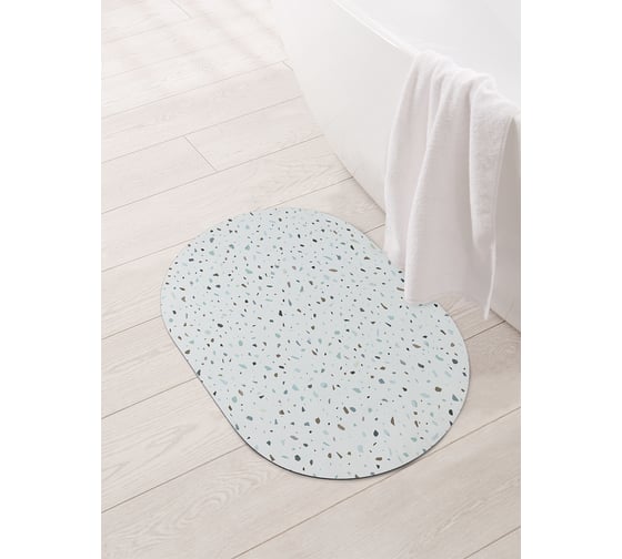 Коврик для ванной и туалета JOYARTY Плиточная крошка 58x38 см sbm_430111_58x38