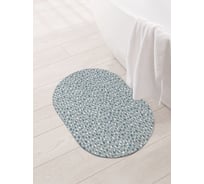 Коврик для ванной и туалета JOYARTY Хаотичный горошек 58x38 см sbm_430119_58x38