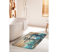 Коврик для ванной комнаты и туалета противоскользящий JoyArty "Морской конек" 60x100 см bath_sd3525_60x100