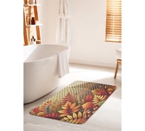 Коврик для ванной комнаты и туалета противоскользящий JoyArty "Осенняя композиция" 60x100 см bath_sd4016_60x100