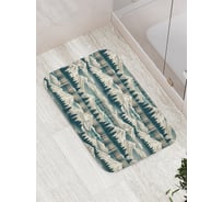 Коврик для ванной комнаты и туалета противоскользящий JoyArty "Коллаж гор" 52x77 см bath_sd3939