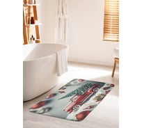 Коврик для ванной комнаты и туалета противоскользящий JoyArty "Елочка к празднику" 60x100 см, серия Новый год и Рождество bath_sd3861_60x100