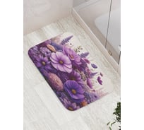 Коврик для ванной комнаты и туалета противоскользящий JoyArty "Космея" 52x77 см bath_sd3463