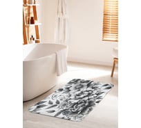 Коврик для ванной комнаты и туалета противоскользящий JoyArty "Удивительные цветы" 60x100 см bath_sd3589_60x100