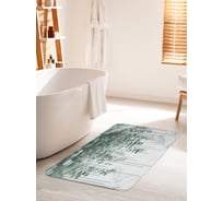 Коврик для ванной комнаты и туалета противоскользящий JoyArty "Мраморный эвкалипт" 60x100 см bath_sd3418_60x100