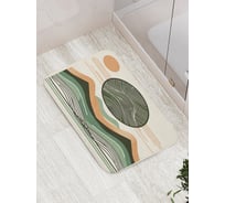 Коврик для ванной комнаты и туалета противоскользящий JoyArty "Солнце горы" 52x77 см bath_sd3555