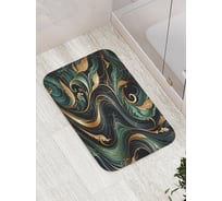 Коврик для ванной комнаты и туалета противоскользящий JoyArty "Мраморные цветы" 52x77 см bath_sd3493