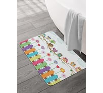 Коврик для ванной и туалета JOYARTY 58x38 см Веселые совы sbmrec_10808_58x38