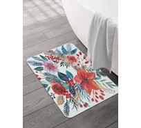 Коврик для ванной и туалета JOYARTY Цветочный сбор 58x38 см, sbmrec_sd3996_58x38