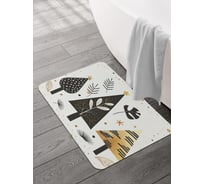 Коврик для ванной и туалета JOYARTY Стройные елочки 58x38 см, sbmrec_sd4006_58x38