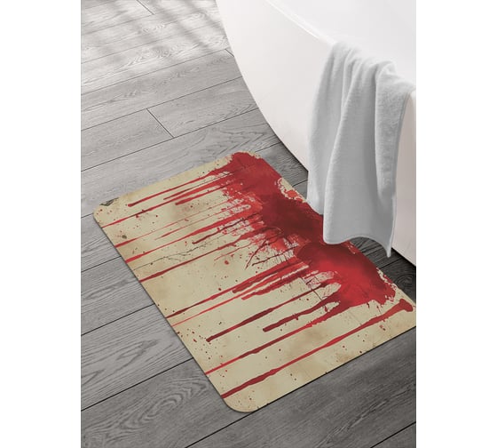 Коврик для ванной и туалета JOYARTY Яркое пятно 58x38 см, sbmrec_sd3845_58x38 1