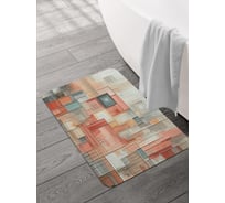 Коврик для ванной и туалета JOYARTY Ровные мазки 58x38 см, sbmrec_sd3510_58x38