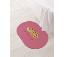 Коврик для ванной и туалета JOYARTY 58x38 см Счастливый кот sbm_429643_58x38