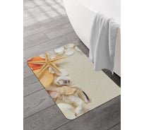 Коврик для ванной и туалета JOYARTY 58x38 см Собранные ракушки sbmrec_11810_58x38