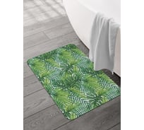 Коврик для ванной и туалета JOYARTY 58x38 см Тропические листья sbmrec_36056_58x38