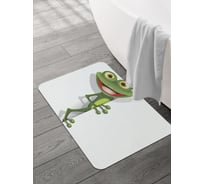 Коврик для ванной и туалета JOYARTY 58x38 см Улыбка лягушки sbmrec_9552_58x38