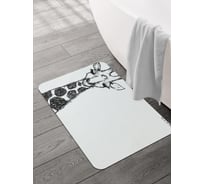 Коврик для ванной и туалета JOYARTY 58x38 см Скромный жираф sbmrec_18095_58x38