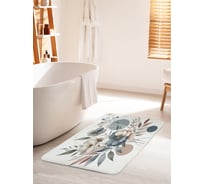 Коврик для ванной комнаты и туалета противоскользящий JOYARTY Геометрия цветов 60x100 см bath_sd3507_60x100