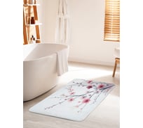 Коврик для ванной комнаты и туалета противоскользящий JOYARTY Ветка сакуры 60x100 см bath_sd3487_60x100
