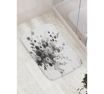 Коврик для ванной комнаты и туалета противоскользящий JOYARTY Букет с поля 52x77 см bath_sd3588