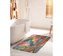 Коврик для ванной комнаты и туалета противоскользящий JOYARTY Восточные мотивы 60x100 см bath_sd3572_60x100
