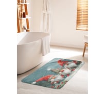 Коврик для ванной комнаты и туалета противоскользящий JOYARTY В канун праздника 60x100 см, серия Новый год и Рождество bath_sd3991_60x100