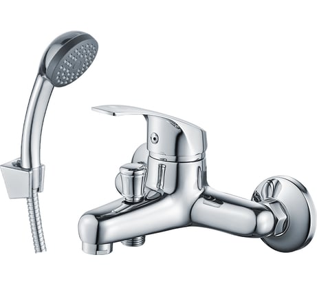 Одноручный смеситель для ванны Decoroom с коротким изливом DR71035