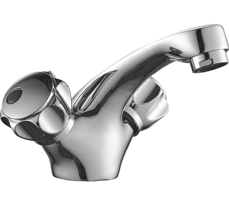 Двуручный смеситель для умывальника Decoroom монолитный DR50011R