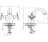 Двуручный смеситель для умывальника Decoroom монолитный DR52011 2
