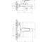 Одноручный смеситель для ванны Decoroom с коротким изливом DR23036 2