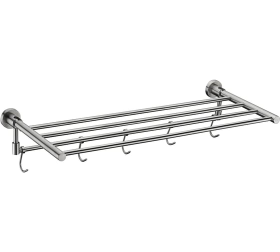 Полка для полотенец с крючками MELANA S2221 1