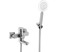 Смеситель для ванны MELANA Stello нерж.сталь, однорычажный, сатин, литой излив 610305