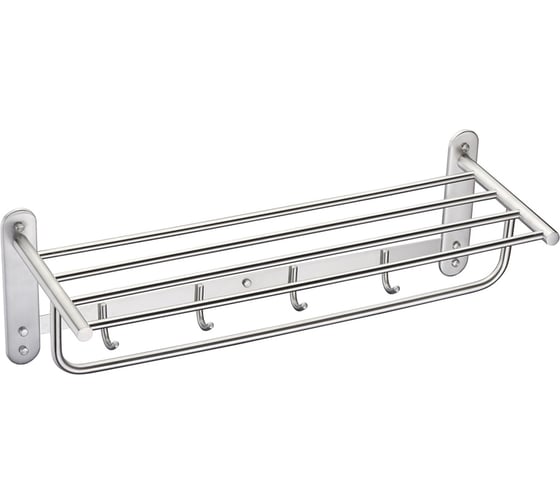 Полка для полотенец с крючками MELANA S2220