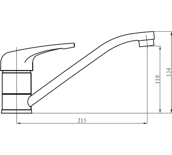 Смеситель для кухонной мойки Aquarius MARBLE 6402864028