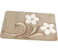 Коврик для ванной комнаты Aquarius Цветок 55х90 см, ярко-бежевый 6380163801