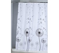 Текстильная штора для ванной и душа Aquarius Одуванчик 180х200 см, белый 6368263682