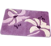 Коврик для ванной комнаты Aquarius Цветок 55х90 см, розовый TR5563155