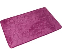 Коврик для ванной Aquarius Камушки 3D 50х80 см, фуксия 59497RGF55080-F