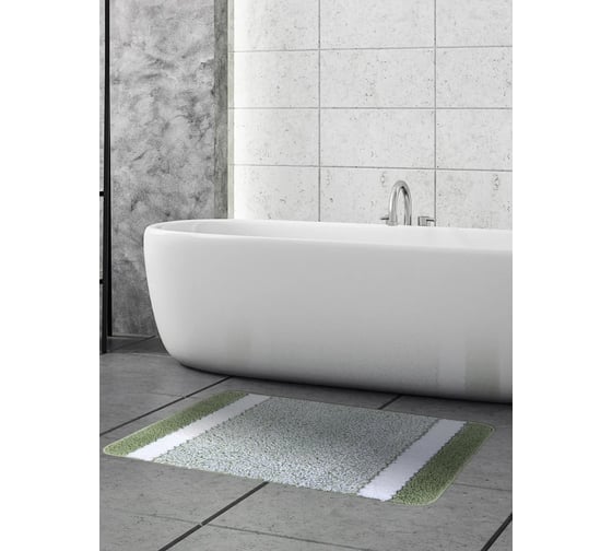 Коврик из микрофибры Aquarius Дорожка 50х80 см, оливковый HD66748