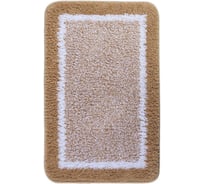 Коврик из микрофибры Aquarius Рамка 45х75 см, бежевый HDRR66741