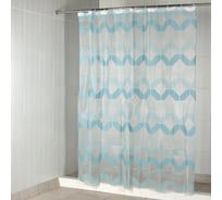 Штора Aquarius Havana PEVA, 180х200 см, голубой 6728567285