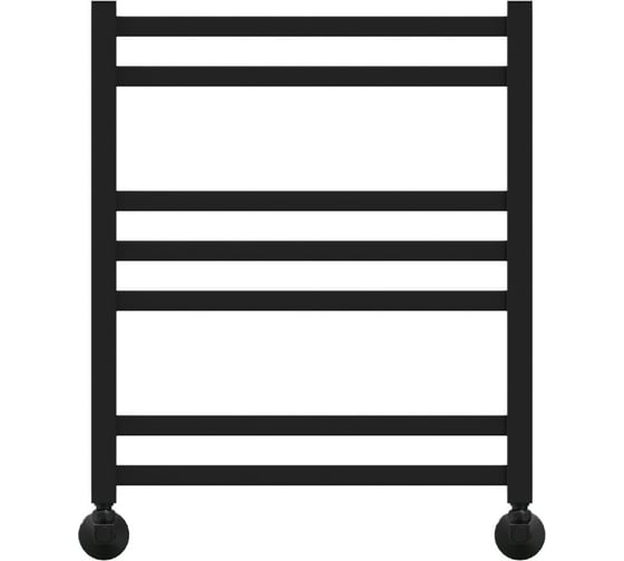 Водяной полотенцесушитель Lemark Bellario П7 500x600 черный LM68607BL