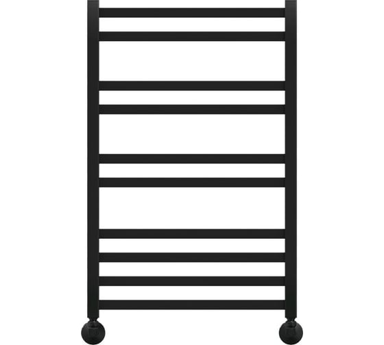 Водяной полотенцесушитель Lemark Bellario П10 500x800 черный LM68810BL