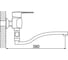 Смеситель для ванны OUTE T4823 2