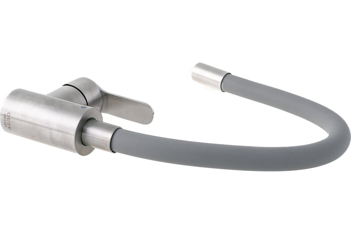 Кухонный смеситель OUTE T40193B-5 с гибким изливом, серый - выгодная ...