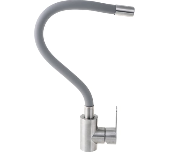 Кухонный смеситель OUTE с гибким изливом серый T40193B-5
