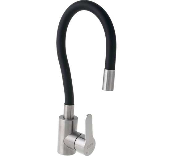 Кухонный смеситель OUTE с гибким изливом, черный T40193B-2